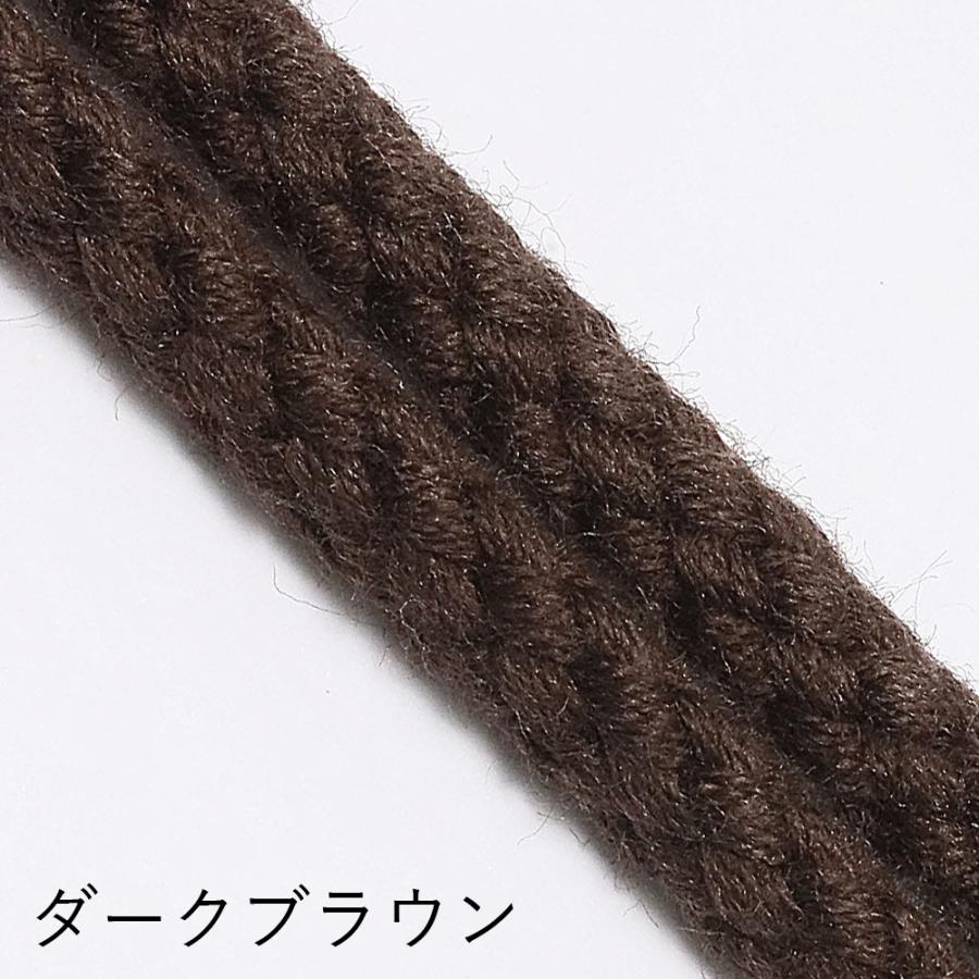 靴紐 IPI シューレース 綿丸 太 太さ約4mm 丸紐 90-140cm 革靴