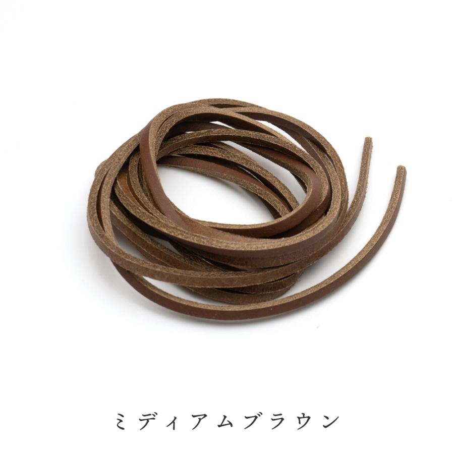 靴紐 靴ひも 皮革 ペダック レザーシューレース 120cm : オレンジ