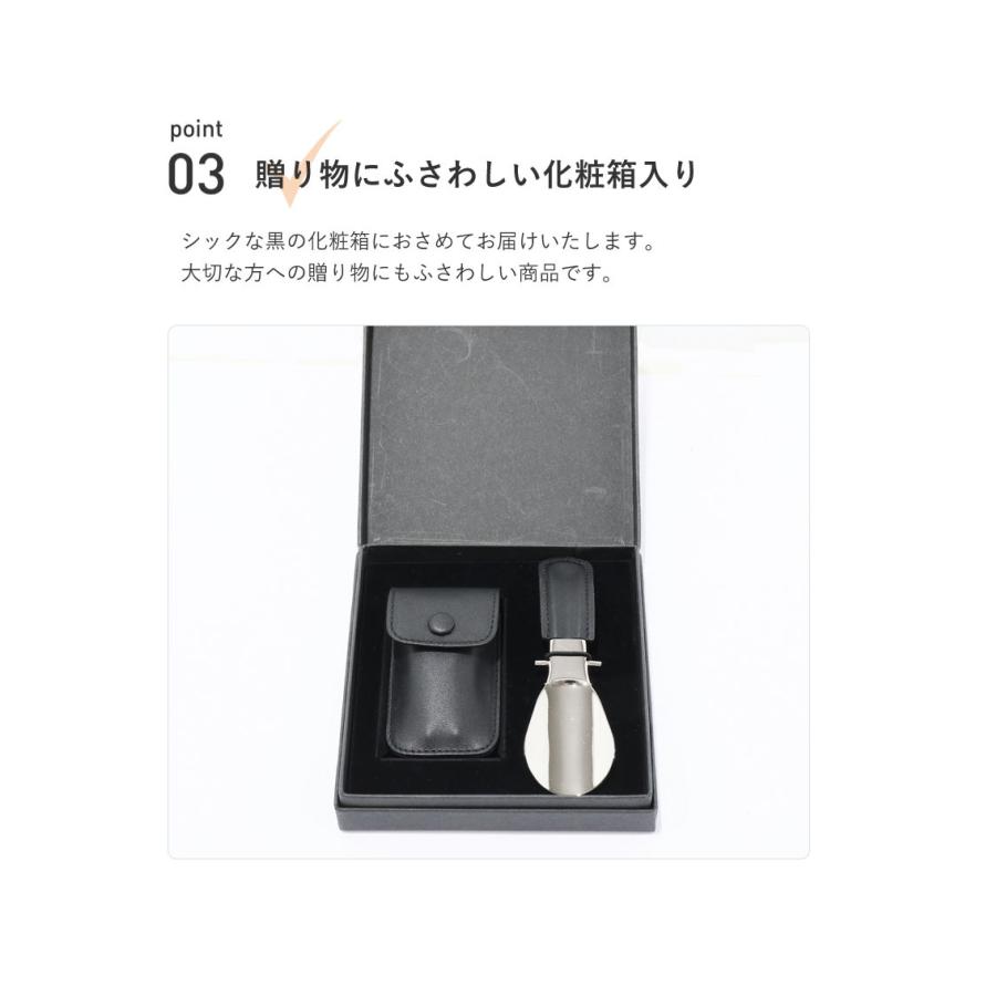 HERMES 黒 靴べら 専用ケース付き エルメス靴べら シューホーン セリエ金具 黒 ユニセックス ウッド