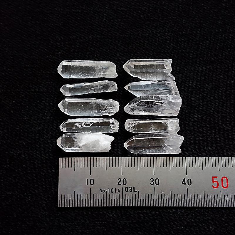 クリアポイント水晶 1.5〜2.0cm 10本 オルゴナイト ハンドメイド 浄化