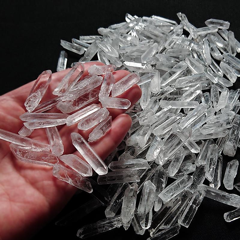 クリアポイント水晶 2.0〜3.0cm 10本 オルゴナイト ハンドメイド 浄化