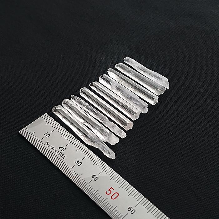 クリアポイント水晶 3.0〜4.0cm 極細 10g オルゴナイト ハンドメイド