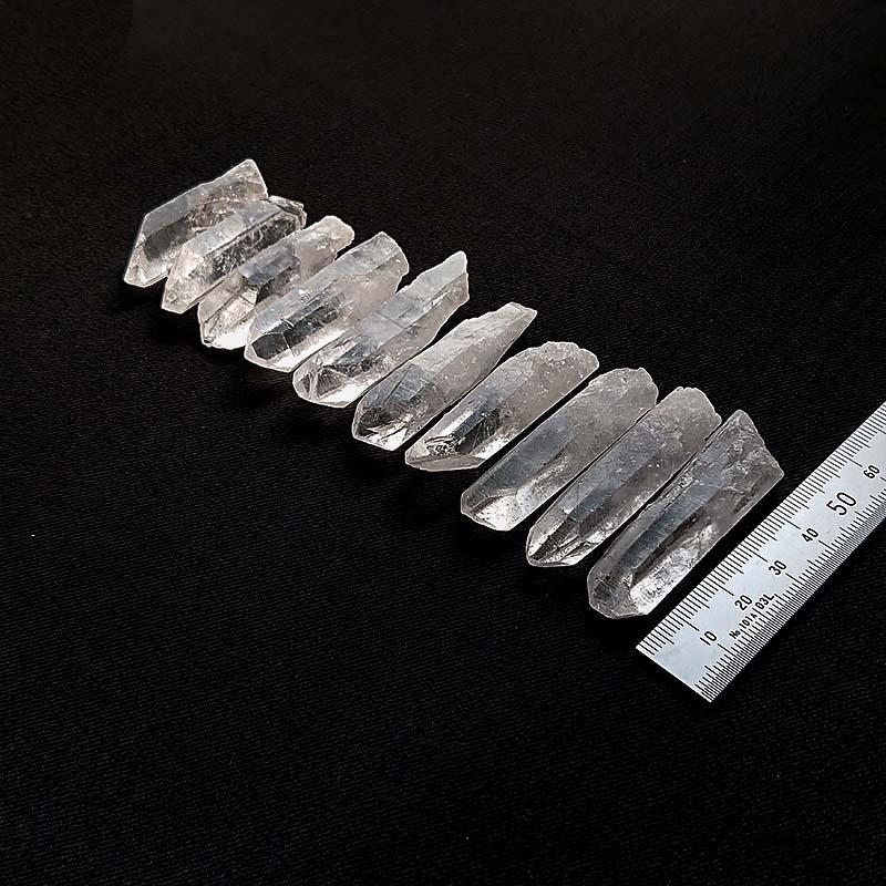 クリアポイント水晶 4.0〜5.0cm 10本 オルゴナイト ハンドメイド 浄化