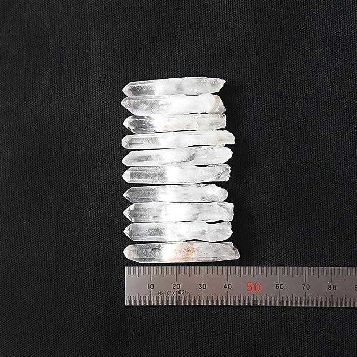 ポイント水晶 4.0〜4.5cm 10本 オルゴナイト ハンドメイド 浄化 さざれ