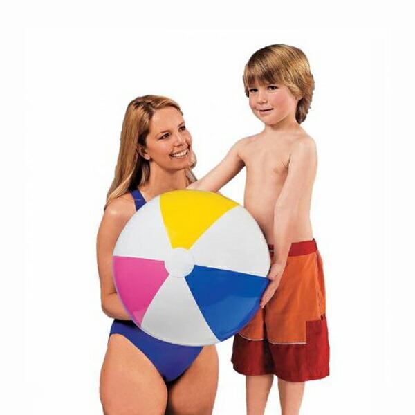 BiG!INTEX ビーチボール 61cm 定番カラー 大きくて楽しいよ海や