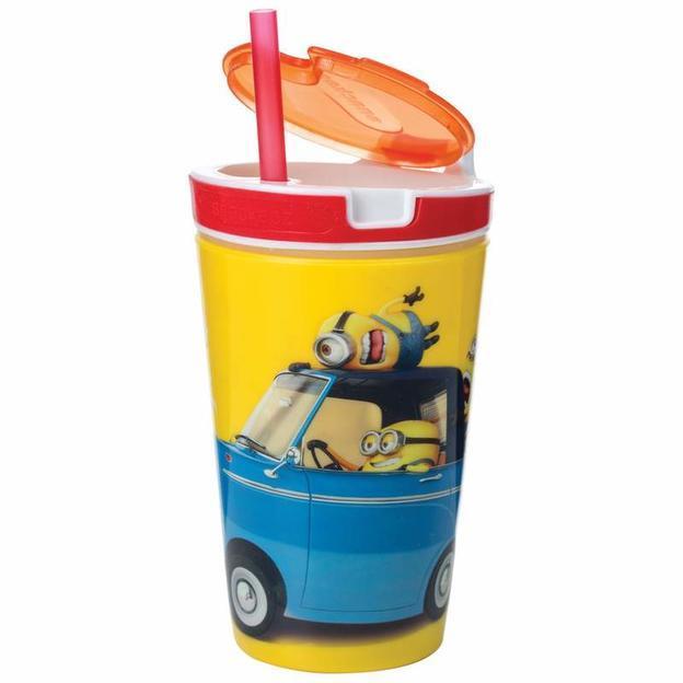 minionsミニオンズ 2IN1 SNACK&DRINK CUP スナッキーズ ストロー付き