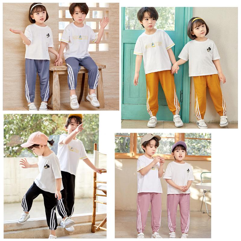 夏パンツE 長ズボン ベビー キッズ 子供 男の子 女の子 : オレンジ