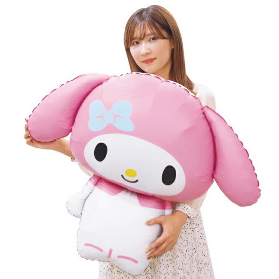 キャラクター風ピンク風船 サンリオキャラクター 風船 ハート型 バルーン ピンク サンリオ