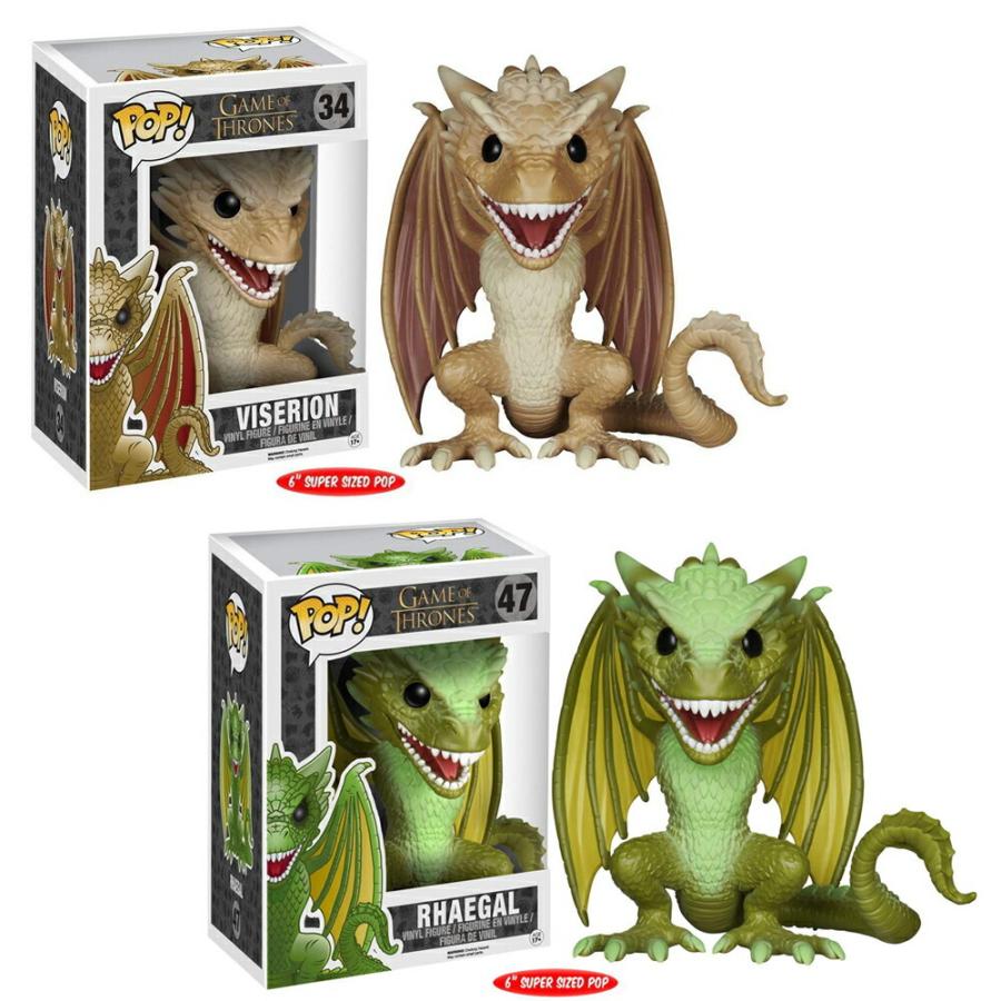 ファンコポップ ゲームオブスローンズ ドラゴンフィギュア Funko Game Of Thrones Rhaegal Viserion 6 Inch Pop Vinyl Figure 宅配便送料無料 Thrones3 オレンジマミー 通販 Yahoo ショッピング