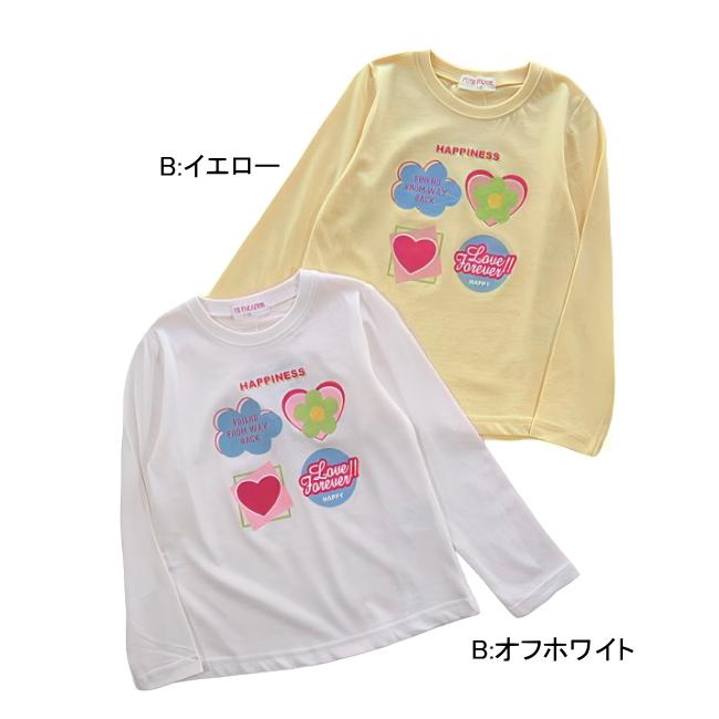 【メール便送料無料】女の子 子供服 プリント 長袖 Ｔシャツ 55030b 110/120/130/CUTE PARADISE/キュートパラダイス/ロンＴ/秋 |  | 02