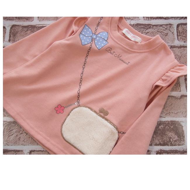 【メール便送料無料】女の子 子供服 BIGシルエット 裏毛 トレーナー 55052 110/120/130/POPS LEMON/ポップスレモン/ミニ裏毛/秋 |  | 03