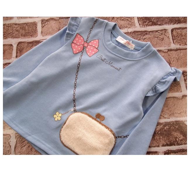 【メール便送料無料】女の子 子供服 BIGシルエット 裏毛 トレーナー 55052 110/120/130/POPS LEMON/ポップスレモン/ミニ裏毛/秋 |  | 04