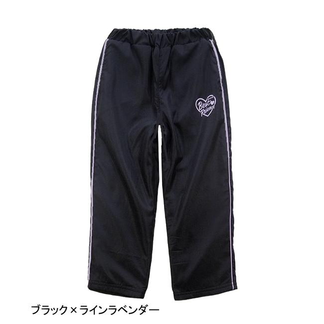 【メール便送料無料】子供服 女の子 裏フリース ナイロンパンツ 55512 110/120/130/Pops Lemon/ポップスレモン/長ズボン/ロングパンツ/冬 |  | 03