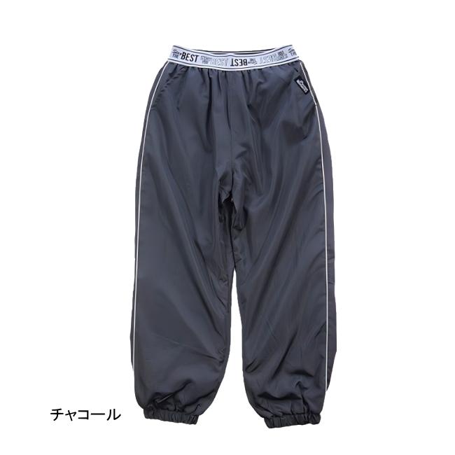 【メール便送料無料】子供服 女の子 裏フリース ワイドジョガーパンツ  55513 110/120/130/Material Blue bis/マテリアルブルービズ/ロングパンツ/長ズボン/裏起 |  | 01