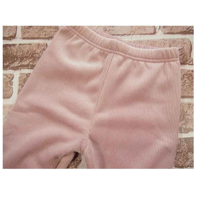 【メール便送料無料】子供服 女の子 裏シャギー ニットコールテンパンツ 55526 110/120/130/Pops Lemon/ポップスレモン/長ズボン/ロングパンツ/レギンス/冬 |  | 04
