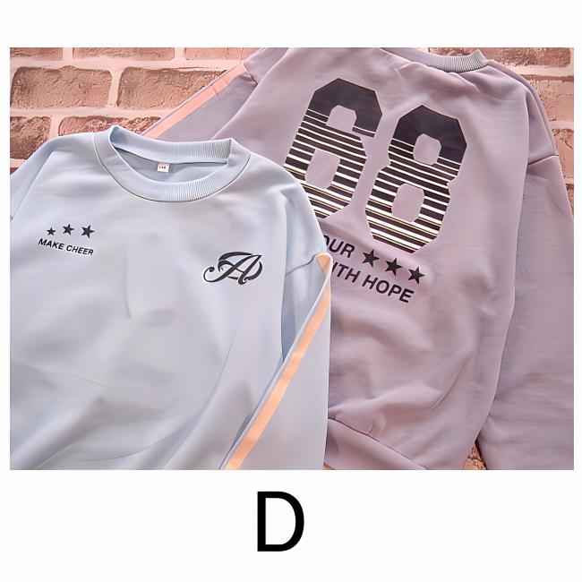 【メール便送料無料】子供服 女の子 裏毛 トレーナー 56006 140/150/160/Material Blue bis/マテリアルブルービズ/ミニ裏毛/G-SCHOOL/秋 |  | 08