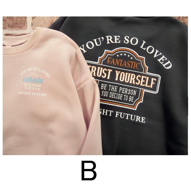 【メール便送料無料】子供服 女の子 裏起毛 BIGシルエット トレーナー 56513 140/150/160/Material Blue bis/マテリアルブルービズ/G-SCHOOL/冬 |  | 05