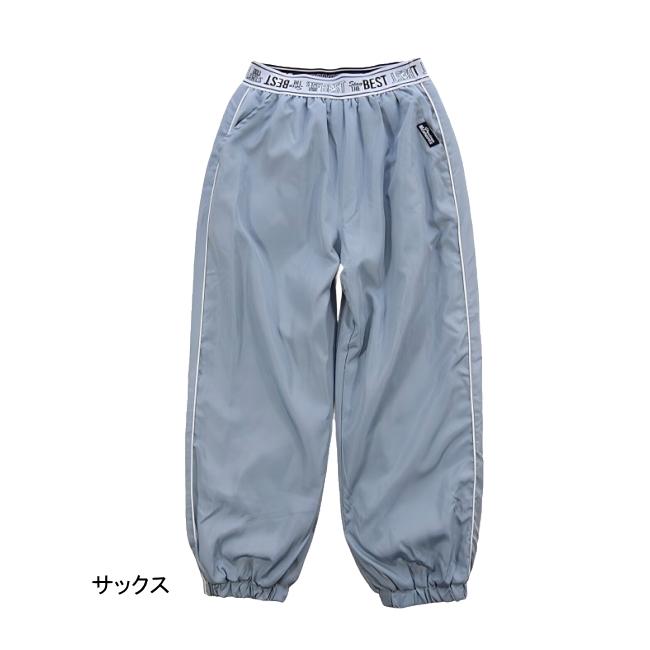 【メール便送料無料】子供服 女の子 裏フリース ワイドジョガーパンツ  56517 140/150/160/Material Blue bis/マテリアルブルービズ/ロングパンツ/長ズボン/裏起 |  | 02