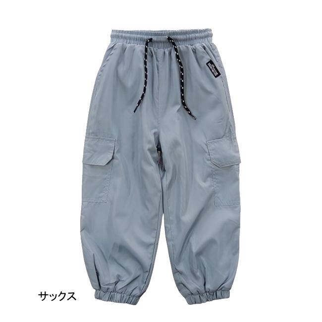 【メール便送料無料】子供服 女の子 裏フリース ワイドカーゴパンツ  56518 140/150/160/Material Blue bis/マテリアルブルービズ/ロングパンツ/長ズボン/裏起毛 |  | 02