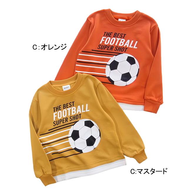 【メール便送料無料】男の子 子供服  ミニ裏毛 トレーナー 57029 110/120/130/Blue Mart/ブルーマート/長袖/秋 |  | 03