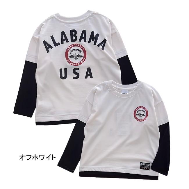 【メール便送料無料】男の子 子供服 BIGシルエット バックプリント 長袖Ｔシャツ 57044 110/120/130/Blue Mart/ブルーマート/ロンT/秋 |  | 01