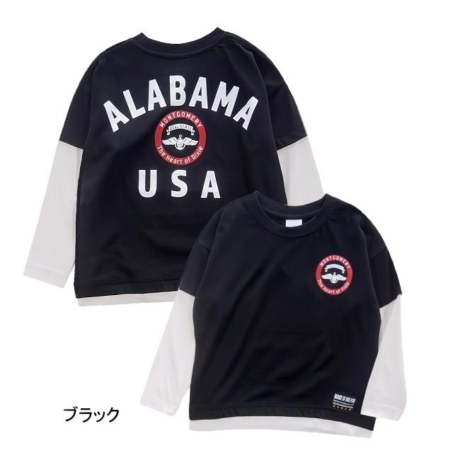 【メール便送料無料】男の子 子供服 BIGシルエット バックプリント 長袖Ｔシャツ 57044 110/120/130/Blue Mart/ブルーマート/ロンT/秋 |  | 02