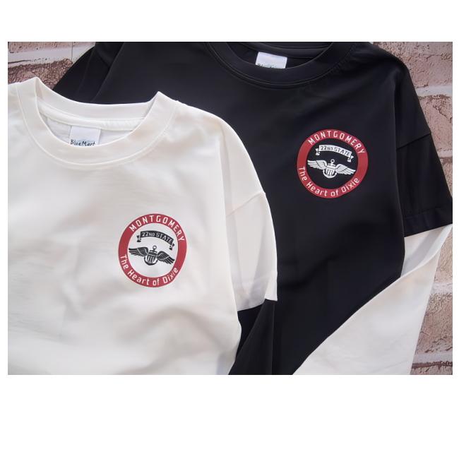 【メール便送料無料】男の子 子供服 BIGシルエット バックプリント 長袖Ｔシャツ 57044 110/120/130/Blue Mart/ブルーマート/ロンT/秋 |  | 03