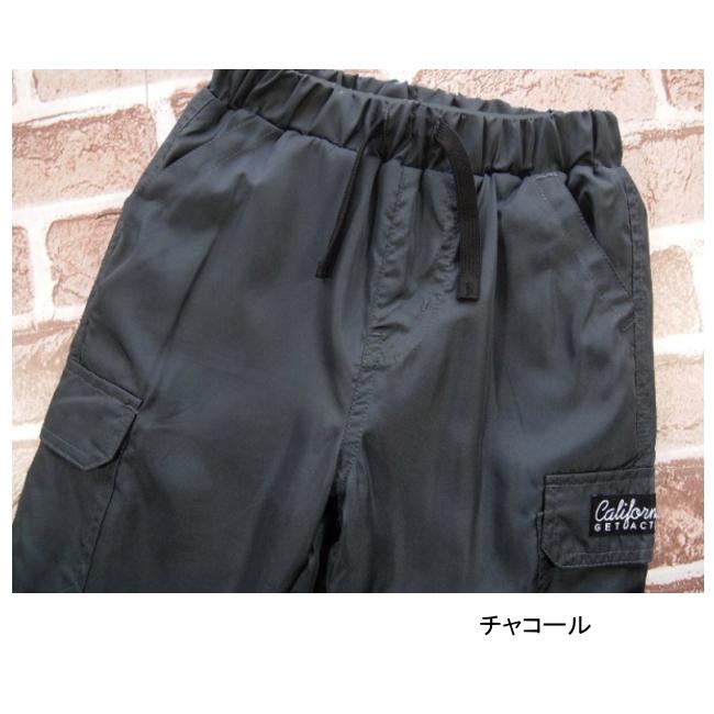 【メール便送料無料】子供服 男の子 裏フリース ナイロン カーゴパンツ 57510 110/120/130/BLUE MART/ブルーマート/長ズボン/ロングパンツ/裏起毛/冬 |  | 04