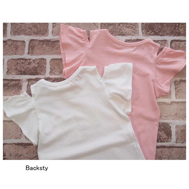 【メール便送料無料】女の子 子供服 肩開き 半袖 Tシャツ 61535 110/120/130/POPS LEMON/ポップスレモン/夏 |  | 05