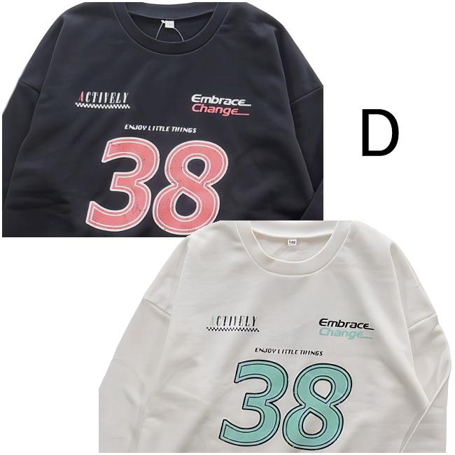 【メール便送料無料】子供服 女の子 BIGシルエット クロップド丈 裏毛 トレーナー 62035 140/150/160/Material Blue bis/マテリアルブルービズ/ミニ裏毛/G-SCHOO |  | 08