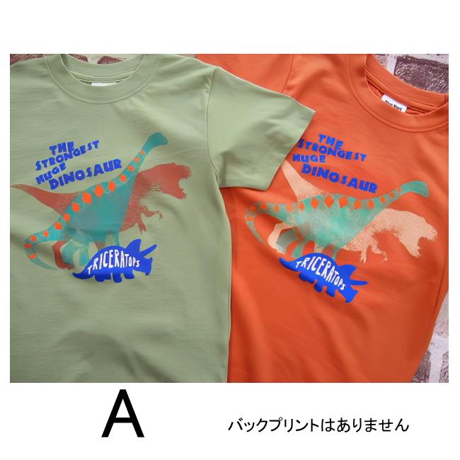 【メール便送料無料】男の子 子供服 恐竜柄 半袖Ｔシャツ 63551b 110/120/130/Blue Mart/ブルーマート/夏 |  | 04