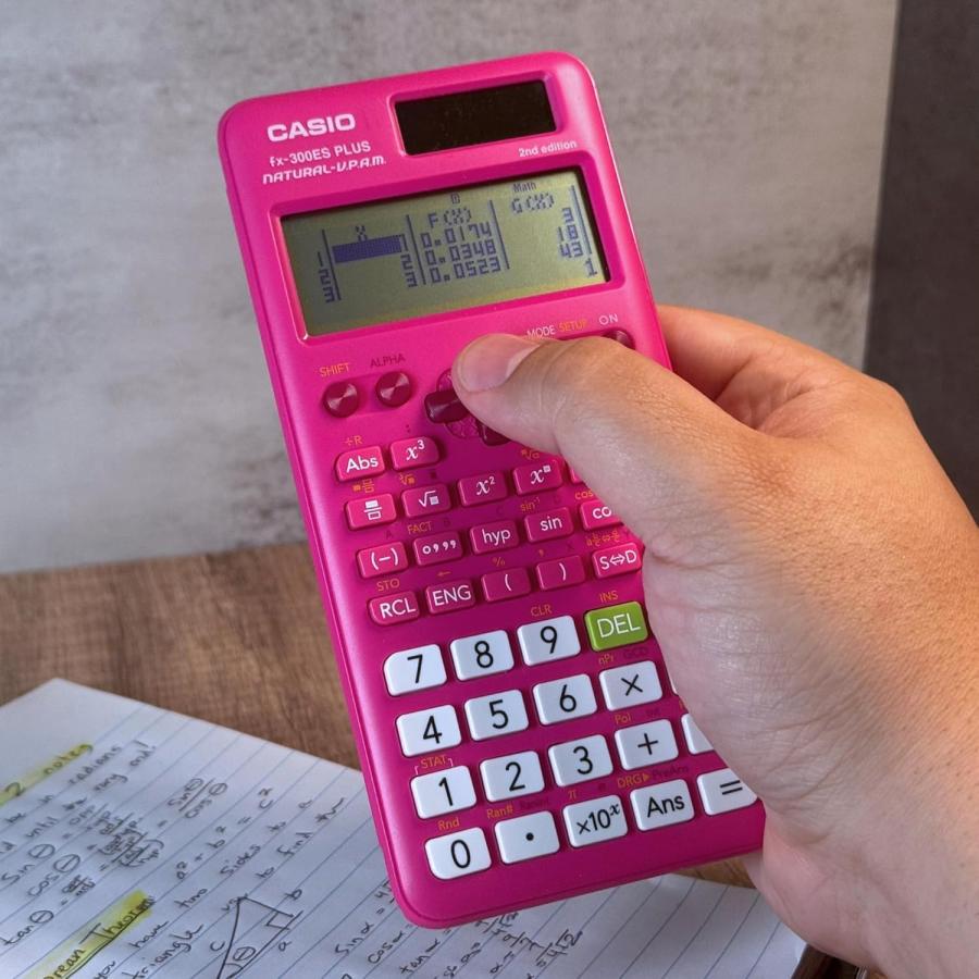 CASIO（カシオ） 関数電卓 fx-300ESPLS2 Pink Scientific Calculator