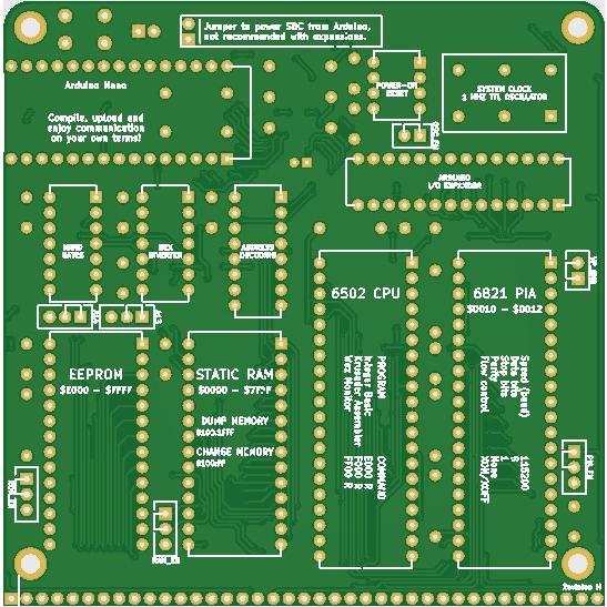 RC6502-Apple-1-Replica専用プリント基板 : オレンジピコショップ