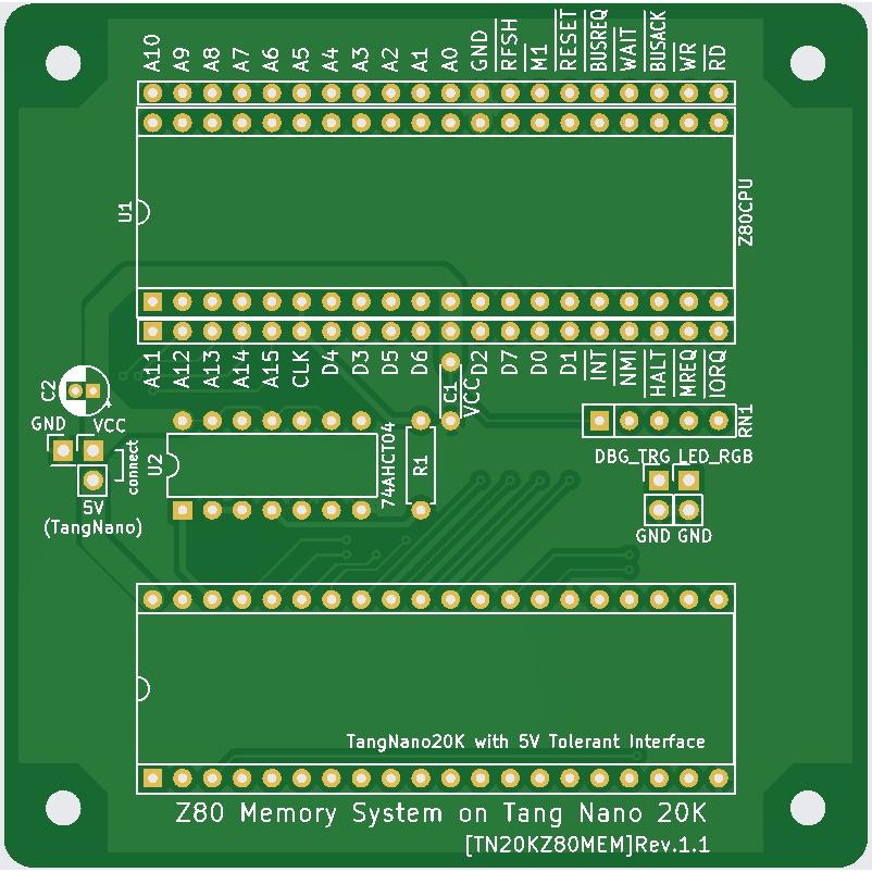 TangNanoZ80MEM専用プリント基板 : オレンジピコショップ - 通販