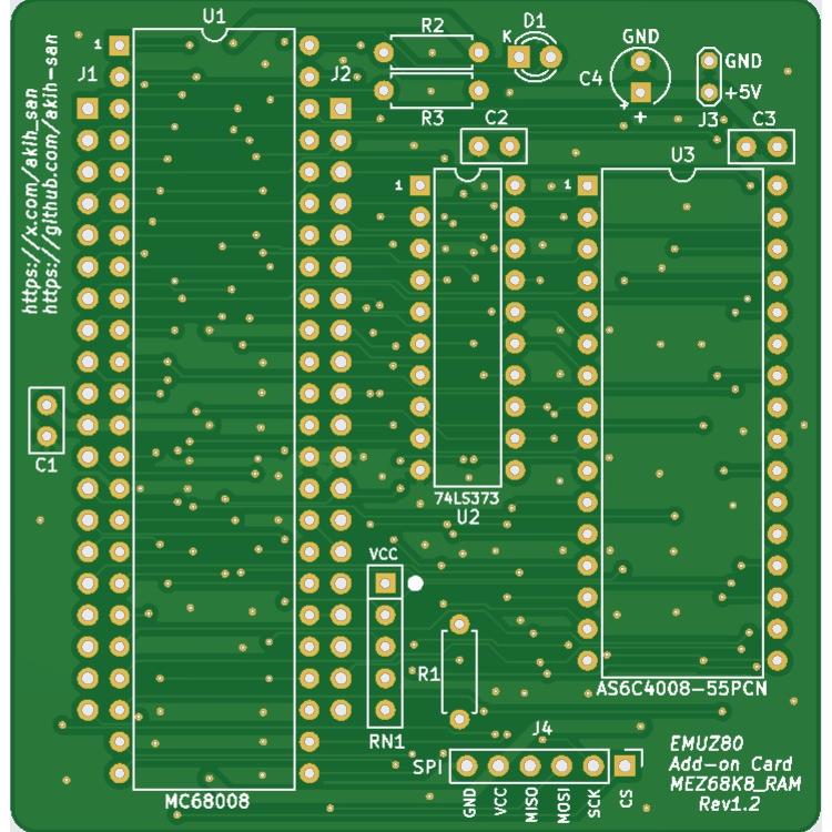 MEZ68K8_RAM専用プリント基板 : オレンジピコショップ - 通販 - Yahoo