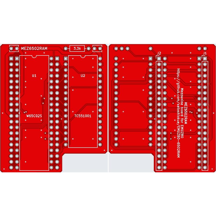MEZ6502RAM専用プリント基板 : オレンジピコショップ - 通販 - Yahoo