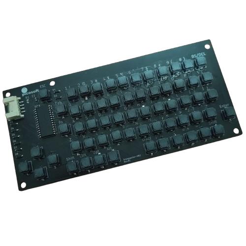 M5Stack用日本語入力キーボード組立てキット（静音タイプ） : オレンジ