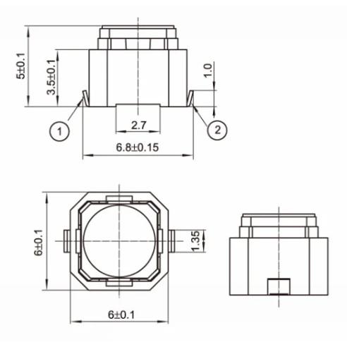 静音タクトスイッチ10個セット : オレンジピコショップ - 通販