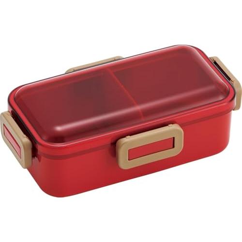 スケーター(Skater) 弁当箱 530ml 1段 女性 日本製 汁漏れしにくい4点ロック ランチボックス 食洗機対応 レンジ対応 ネイチャー
