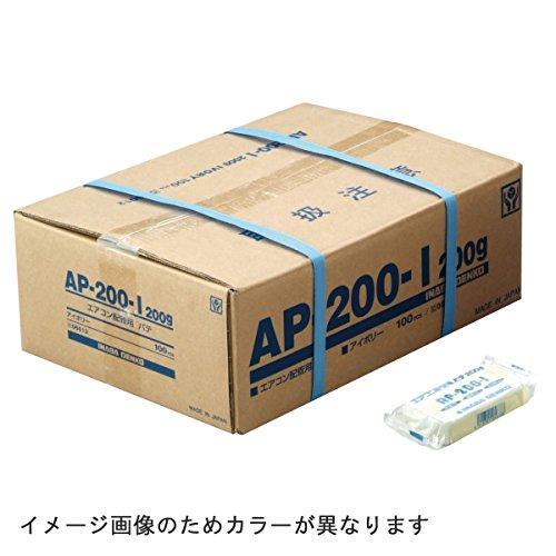 因幡電工 200g エアコン用シールパテ アイボリー : 100個 エアコン配管 