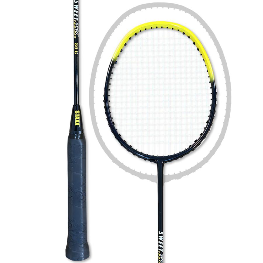 最短発送 スタックス トレーニングラケット スイートスポットトレーナー  BRS-SST80 バドミントンラケット 重量約80g ガット張り上げ済みの画像