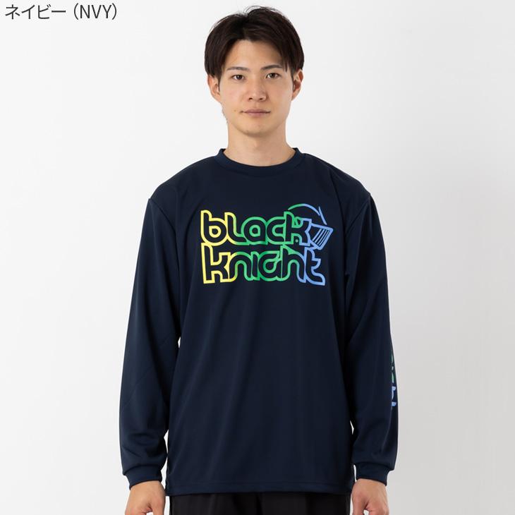 ブラックナイト バドミントン BK ロングTシャツ T-2242 ユニ 男女兼用 ロングスリーブTシャツ Ｔシャツ 長袖 テニス スカッシュ｜orangesports｜13