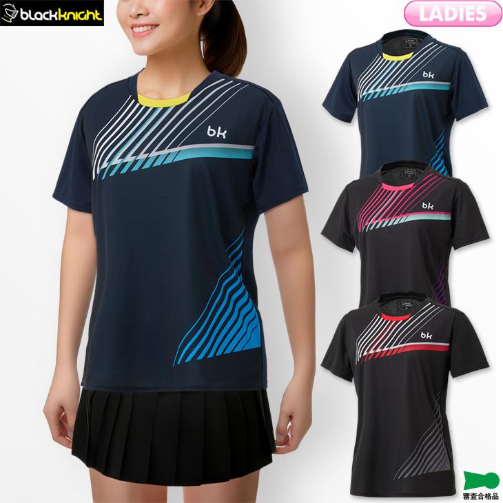 black knight ブラックナイト バドミントン レディース ゲームウェア T