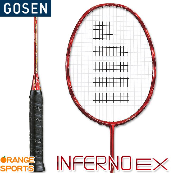 ゴーセン バドミントンラケット インフェルノ EX INFERNO EX BRIFEX 3U5(86g) マットレッド(MR) GOSEN  :gos-brifex:スポーツショップ日新 ヤフー店 - 通販 - Yahoo!ショッピング