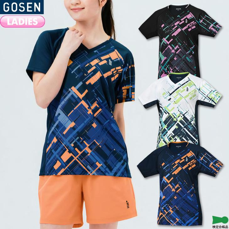 GOSEN（ゴーセン） バドミントン レディース ゲームシャツ T2521
