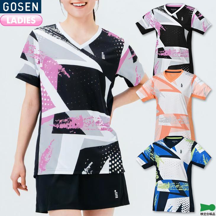 GOSEN（ゴーセン） バドミントン レディース ゲームシャツ T2525 女性