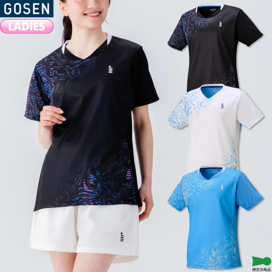 GOSEN（ゴーセン） ゲームシャツ バドミントンウェア T2543 レディース