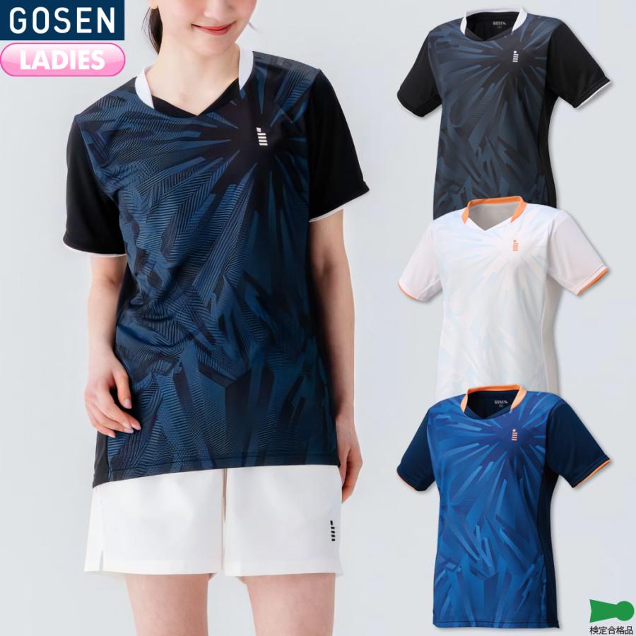 GOSEN（ゴーセン） ゲームシャツ バドミントンウェア T2553 レディース