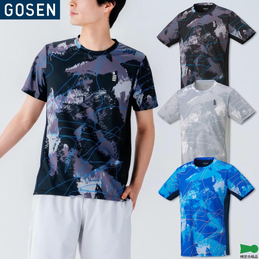 GOSEN ゴーセン ゲームシャツ バドミントンウェア T2554 ユニ