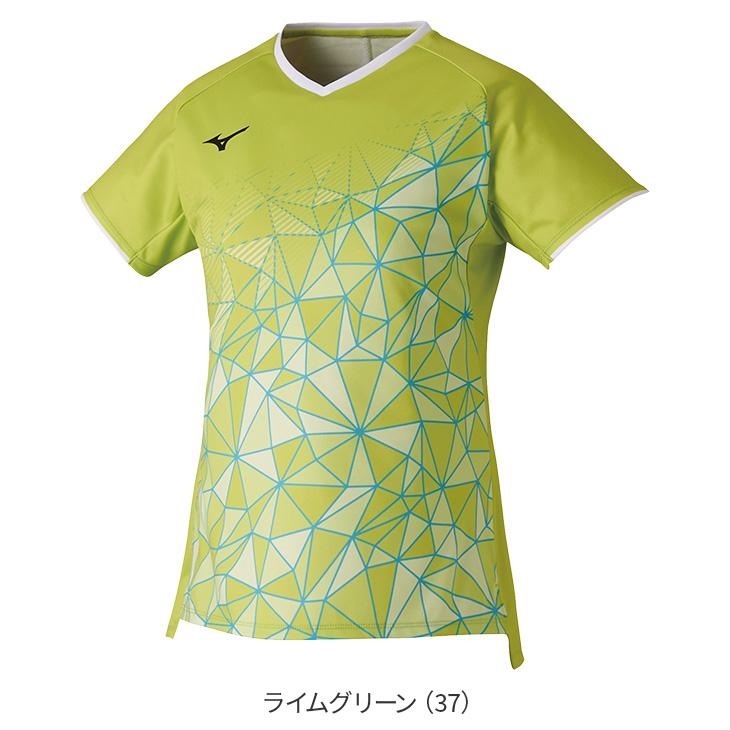 新品　未使用　Mizuno バドミントンシャツ Mサイズ グリーン 楽天市場】バドミントン ソフトテニス ウェア ミズノ Tシャツ
